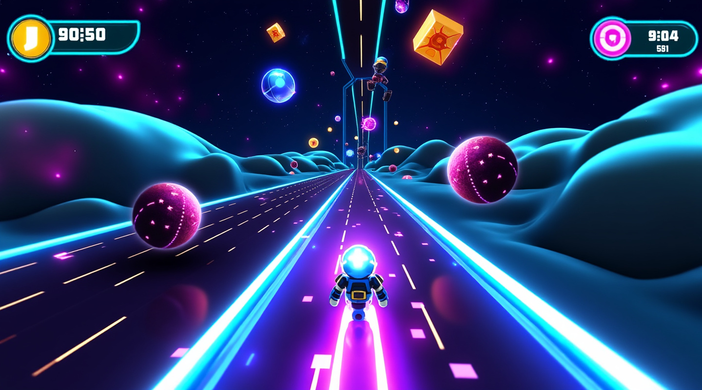 Space Runner Arcade Game